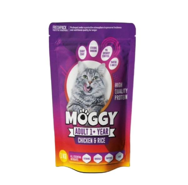 Moggy Adult Cat Food 1 KG