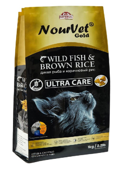 Nourvet Gold Ultra Care Cat Food 1 KG