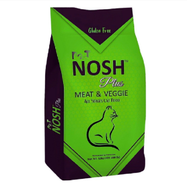 Pet Nosh Plus Adult
 Cat Food Meat And 1.2 KG