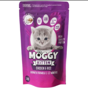 Moggy Kitten
 Cat Food 1 KG