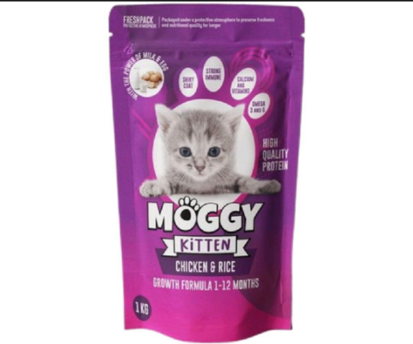 Moggy Kitten
 Cat Food 1 KG