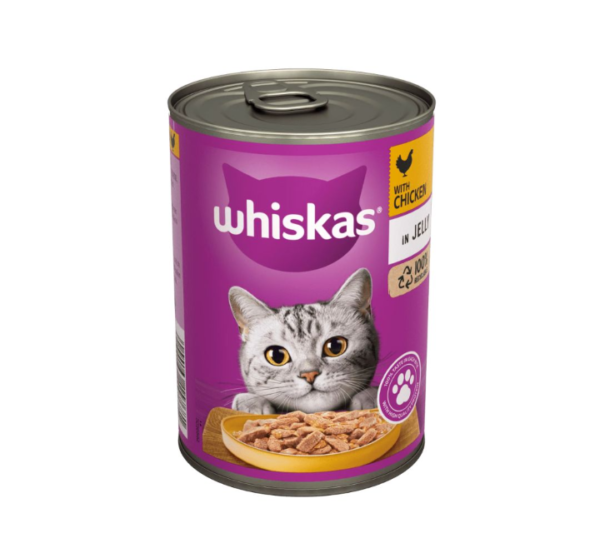 Whiskas wet Food - chicken
Can in Jelly whikas tin