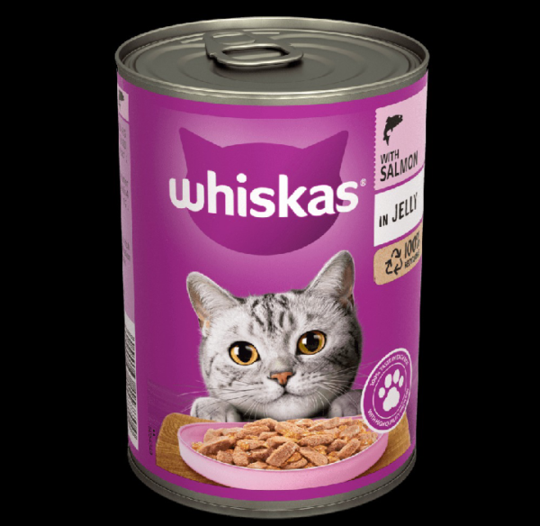 Whiskas wet Food .salman Cen .in Jelly /whiskas Tin