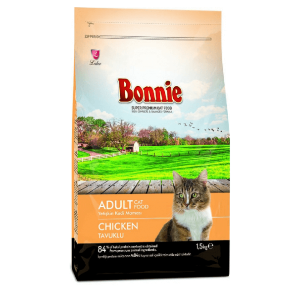 Bonnie Adult  Cat Food chicken-  1.5 KG