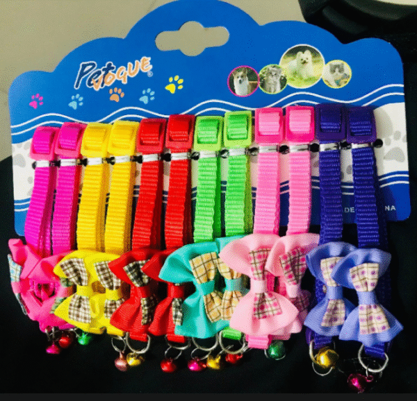 Cat Bow Collar - Bow
 For Cats With Bell - Image 3