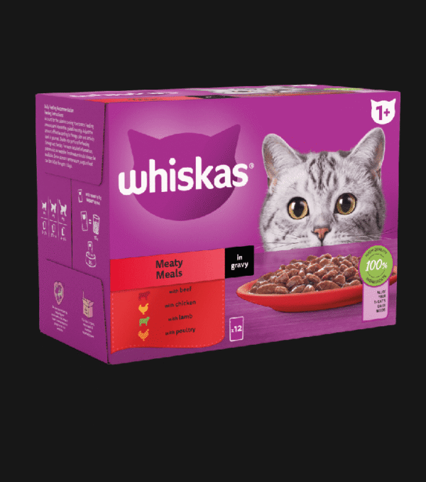 Whiskas 1+ Adult Meaty Meals in Jelly Pouches 85 gm