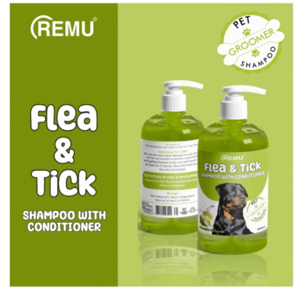 Remu Flea n Tick Shampoo With Conditioner