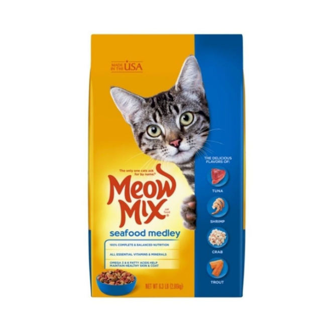 Meow Mix Sea 
Food Medley- 1.5 KG