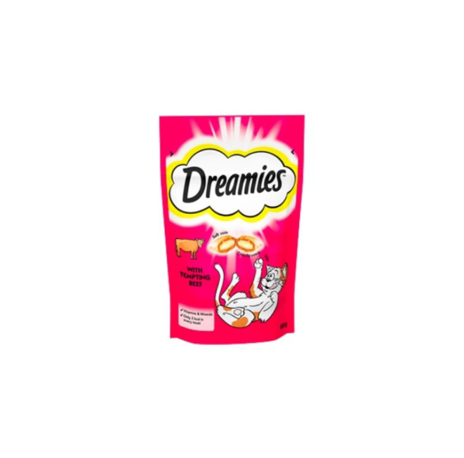 Dreamies – With
Tempting Beef